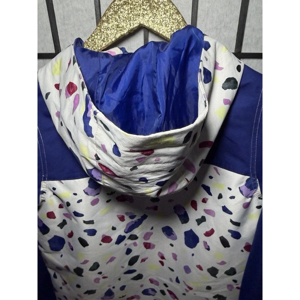 DSG Size Small Girls 3 In 1 Terrazo Print Hooded Ski Jacket‎